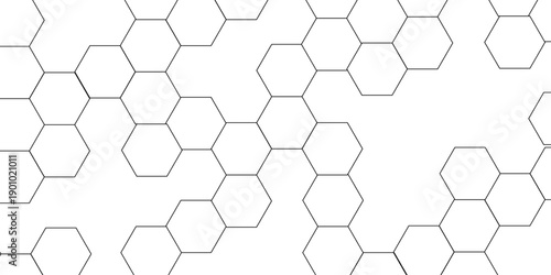Abstract hexagon white background with shadow .white background Futuristic blue neon honeycombs. Modern technology design. Vector illustration.	