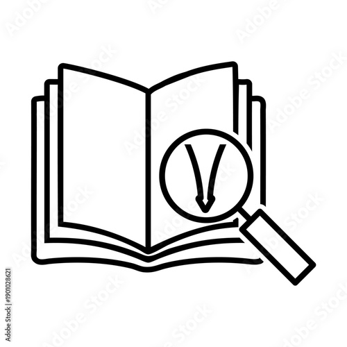 Financial losses vector icon. Revenue decline Illustration sign. Market decline symbol. Economic decline logo.