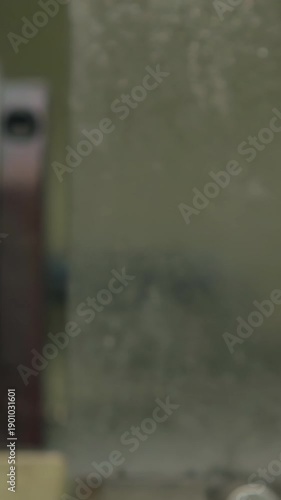 Industrial Machinery Mechanism Working, Engineering Detail - 4K Vertical