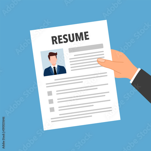 Resumes. CV application. Writing business resume. Job search. Resume template for web landing page, banner, presentation, social media. Selecting staff. Searching professional staff.