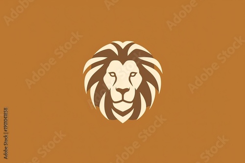 Cartoon Lion Head Logo Mascot – Bold Roaring Lion Emblem Vector Illustration