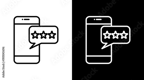 Review White Icon Set Design