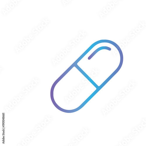 Pills and Capsules Icon vector design 