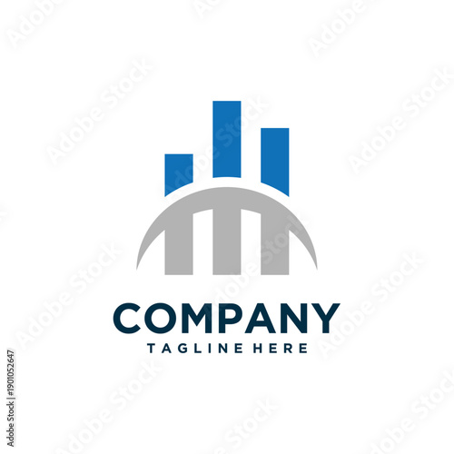 insurance logo design modern and simple