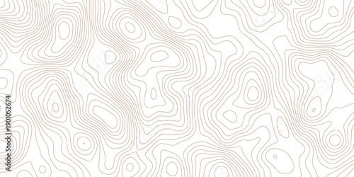Abstract pattern with lines seamless pattern and topography.Modern design with White background with topographic wavy pattern design. seamless cartography ware frame area contour topo grid map.