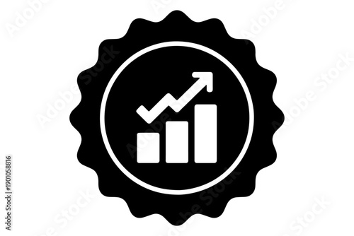 Growth and success symbol illustrated on a seal emblem.