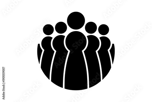 Simple Crowd Symbol: Unity and Community Icon