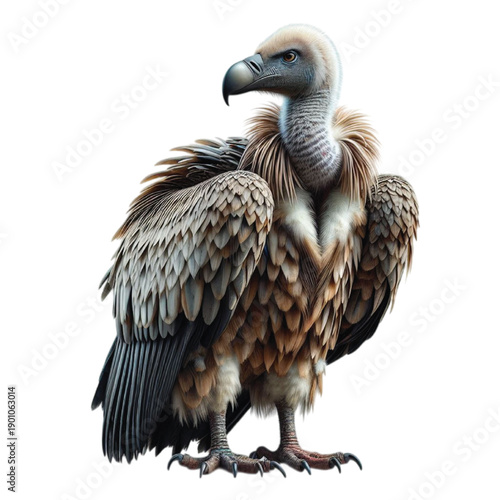 Vulture bird transparent