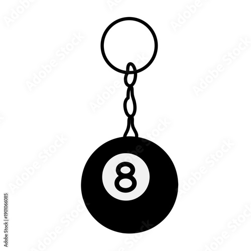 Keychain vector illustration