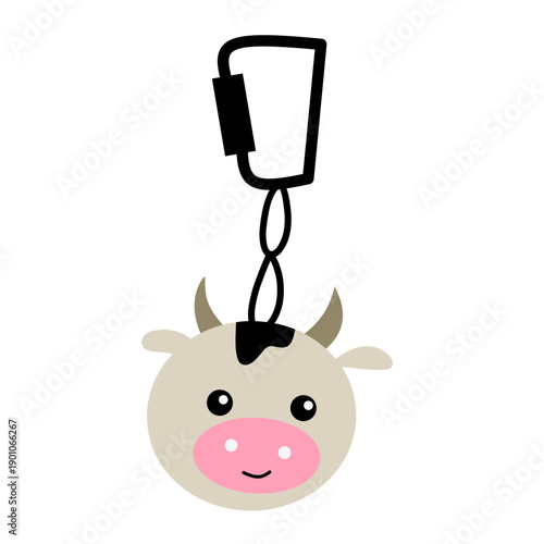 Keychain vector illustration