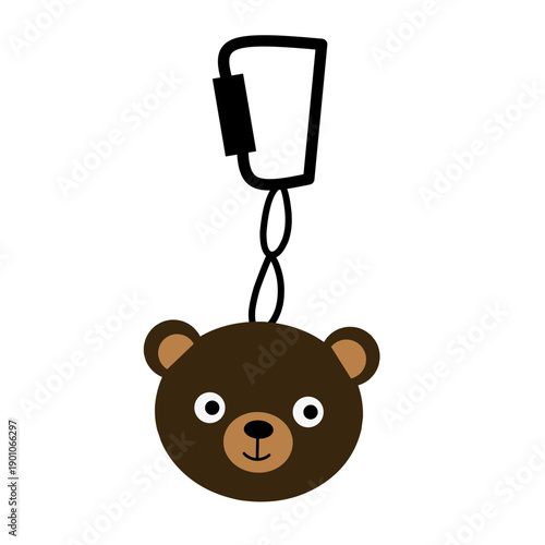 Keychain vector illustration