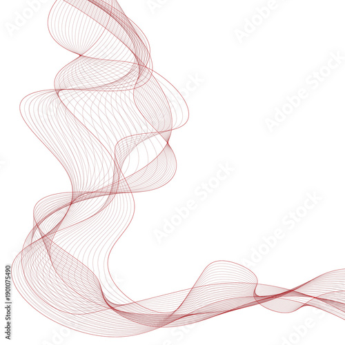 Futuristic digital veil in dark maroon tones for design. png