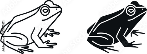 Silhouette of a man with a cartoon fish in a simple black vector style