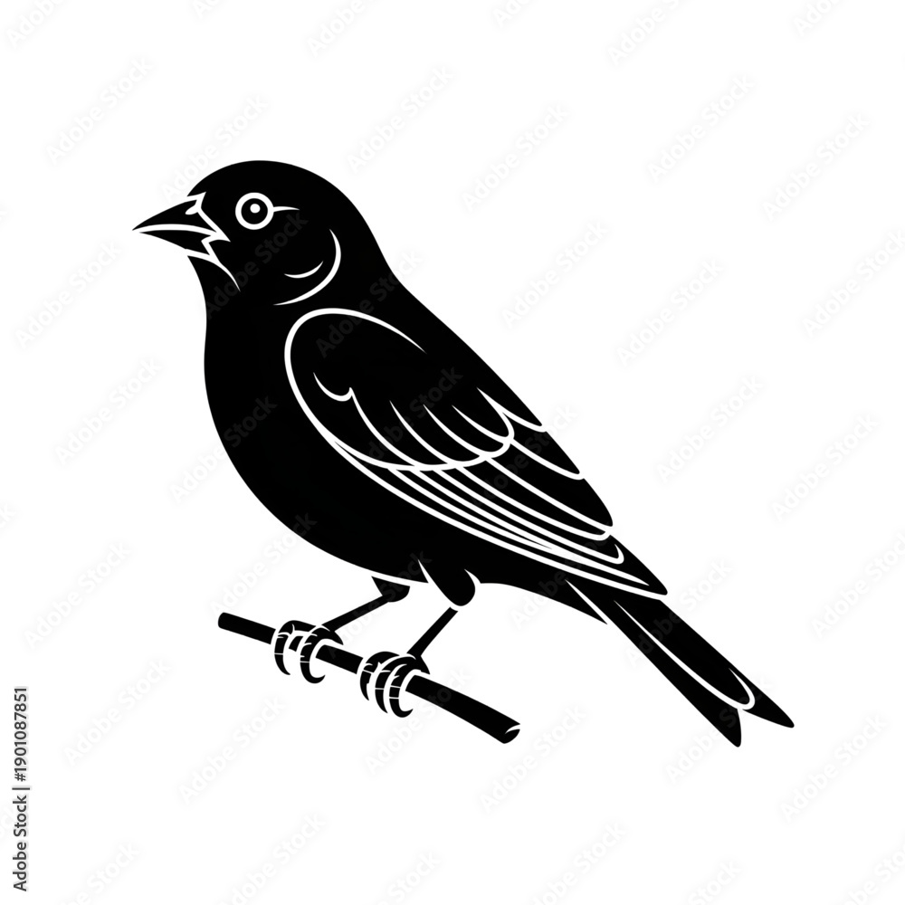 Fototapeta premium vector illustration of a bird