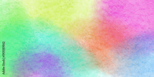 Abstract watercolor background with soft pastel color blending, creating a vibrant and dreamy texture for graphic design and artistic projects, featuring a seamless and fluid art style