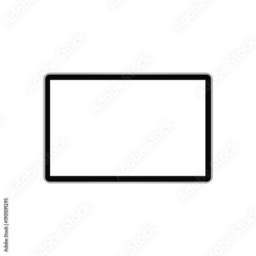 Minimal rectangular frame outline on a white background, clean abstract design for mockup, template, border, and layout use, ideal for presentations, interfaces, branding visuals, and modern graphic p