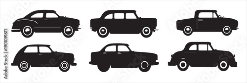 cars silhouette bundle 