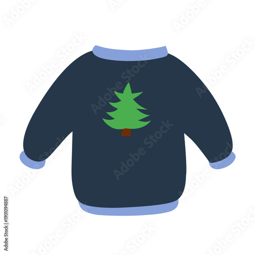 Winter sweater vector