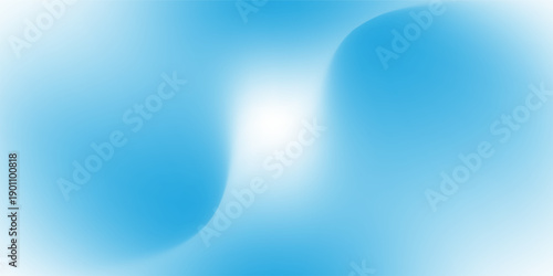 Abstract soft gradient background with flowing organic shapes, smooth transitions between light cyan, sky blue, and turquoise tones. Eps10