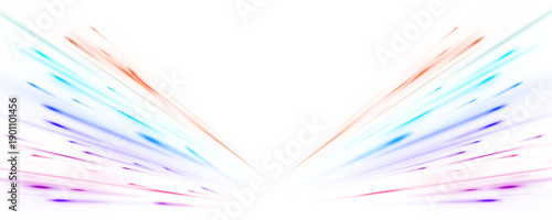 Cyan and violet neon streaks curve along dark digital roads. Motion blur and glowing highlights create dynamic futuristic energy. Perfect PNG for sci-fi or tech projects.