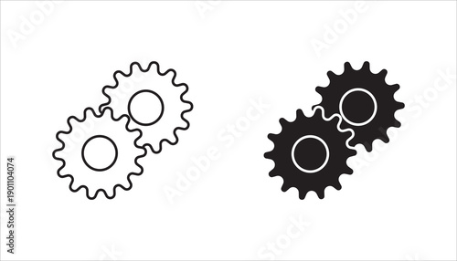 Cancer cell icon set, cancer disease vector illustration on white background.