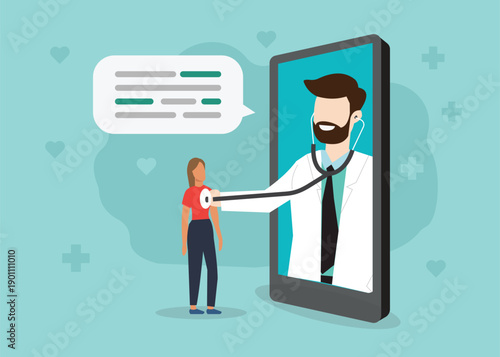 Telemedicine Online Doctor Consultation via Smartphone for Remote Healthcare