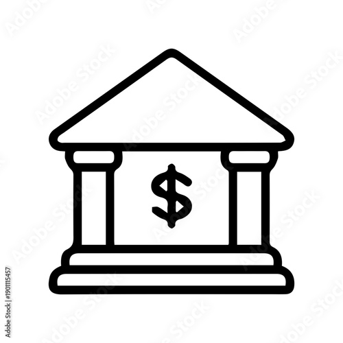 Bank Building Icon