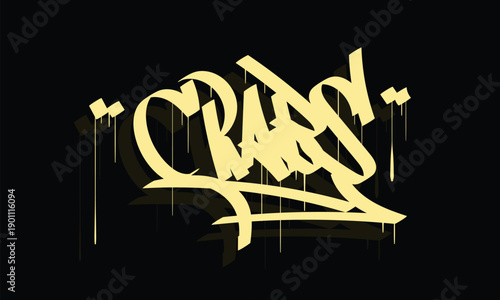 CRABS graffiti tag style design