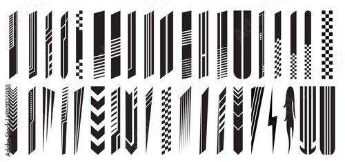 hood rally racing stripes icon set racing stripes 