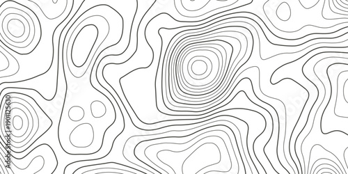 Topographic map background with geographic grid for hiking and mountain sport. luxury topographic wavy pattern and geographic grid map design. paper texture Imitation of a geographical map shades.