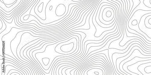 Topographic map background with geographic grid for hiking and mountain sport. luxury topographic wavy pattern and geographic grid map design. paper texture Imitation of a geographical map shades.