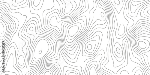 Topographic map background with geographic grid for hiking and mountain sport. luxury topographic wavy pattern and geographic grid map design. paper texture Imitation of a geographical map shades.