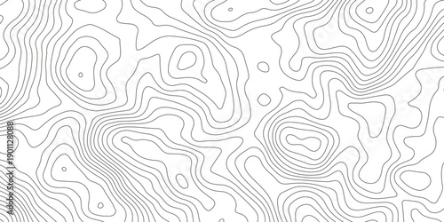 Topographic map background with geographic grid for hiking and mountain sport. luxury topographic wavy pattern and geographic grid map design. paper texture Imitation of a geographical map shades.