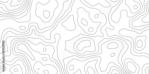 Topographic map background with geographic grid for hiking and mountain sport. luxury topographic wavy pattern and geographic grid map design. paper texture Imitation of a geographical map shades.