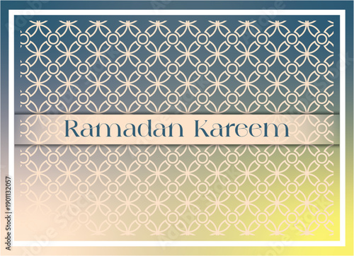 Ramadan Kareem Seamless vector pattern in authentic arabian style.
