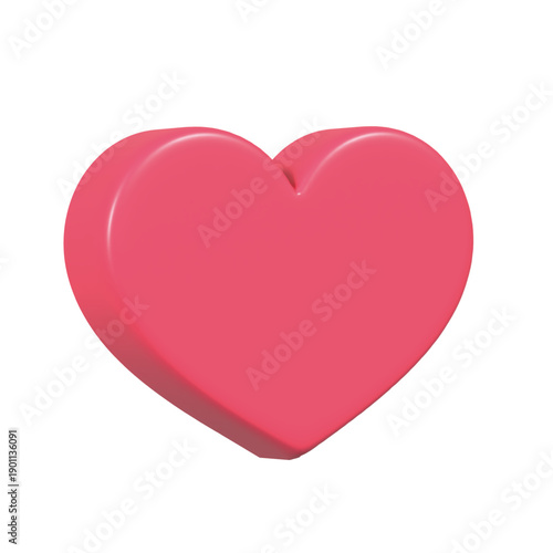 Heart icon. 3d typography. Heart, love, emotion, peace, affection, mind, joy, happiness, etc.　ハートのアイコン。ハート、愛、感情、平和、愛情、心、喜び、嬉しさ、心臓など	
