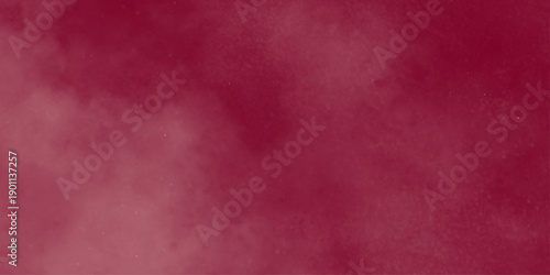 Abstract red background Watercolor red banner for your graphics. Abstract white smoke on Carmine color background. grunge watercolor paper texture background on canvas with festive colors. 