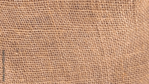 Plain Burlap Jute Woven Texture. Traditional Burlap Jute Textile Texture