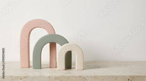 Modern Arch Shapes Still Life