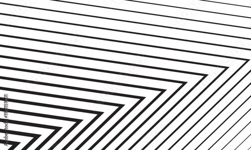 Chevron stripe transition pattern. Abstract geometric bg with arrow shapes