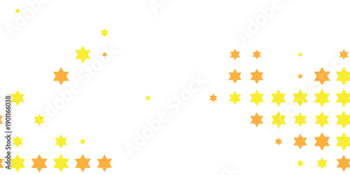 Gold falling down confetti background. Repeated golden dotted glitter pattern. Yellow, orange and golden dots wallpaper.eps10