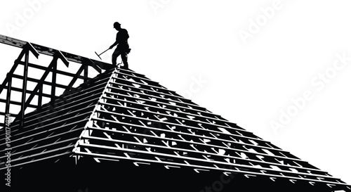 A farmer in overalls and a hat bending down to lift a metal bucket from the ground in a simple illustration.