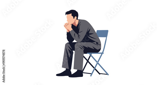 A farmer in overalls and a hat bending down to lift a metal bucket from the ground in a simple illustration.