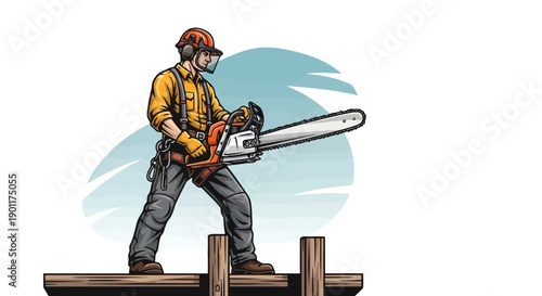 A farmer in overalls and a hat bending down to lift a metal bucket from the ground in a simple illustration.
