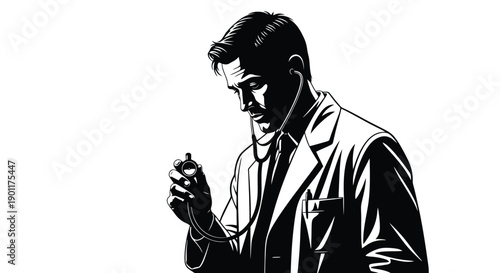 A farmer in overalls and a hat bending down to lift a metal bucket from the ground in a simple illustration.