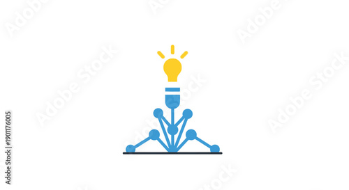 Light Bulb Idea Concept Symbol.