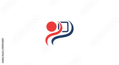 Logo Design with Red Circle.