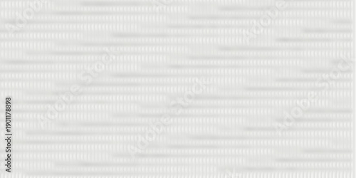 Transparent corrugated plastic ribbed glass background with abstract line patterns. 3D gradient light effects for retail windows or architectural panels. Vintage chrome reflections or polycarbonate.