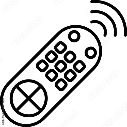 Remote control with buttons Icon