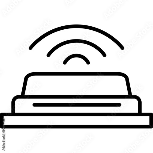 Sensor with wireless signal Icon